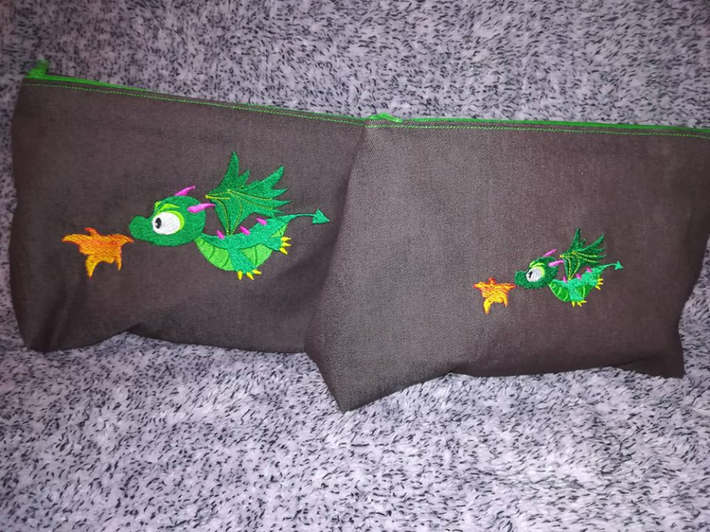 Kleiner Feuerdrache 13x18